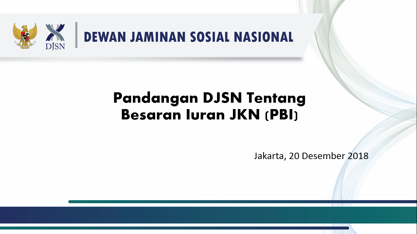 Pandangan DJSN Iuran JKN PBI
