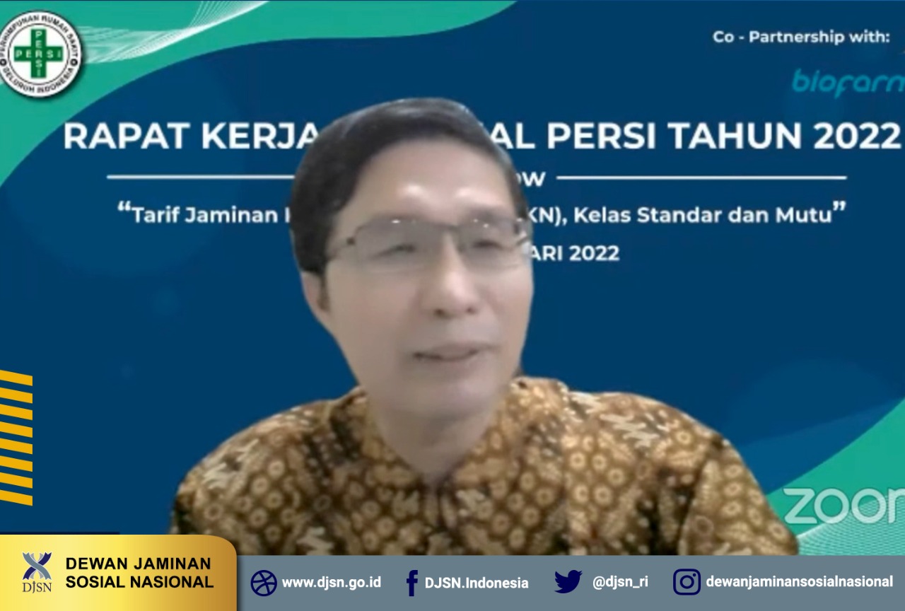 Tarif, Mutu dan KRIS JKN jadi Bahasan Rakernas PERSI 2022