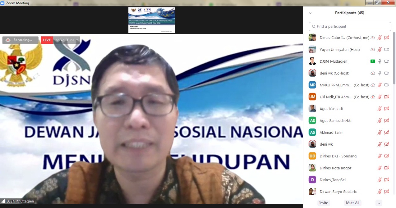 Muttaqien : Diproyeksikan pada Draf Peta Jalan Jaminan Sosial 2020-2024 untuk Target Kepesertaan JKN Mencapai 98%