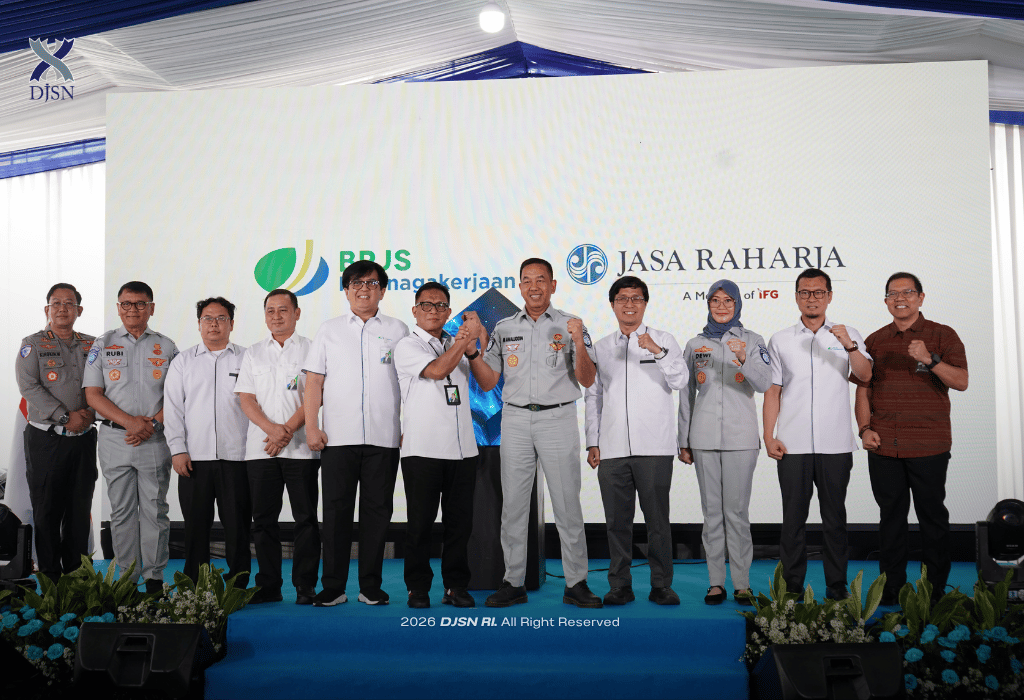Launching Integrasi Aplikasi Penjaminan Kecelakaan Kerja dan Kecelakaan Lalu Lintas