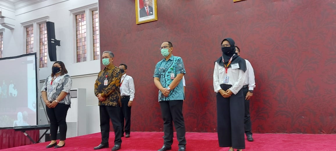 Penyerahan CPNS Tahun 2019 oleh Sesmenko PMK kepada Unit Kerja/ Sekretariat DJSN
