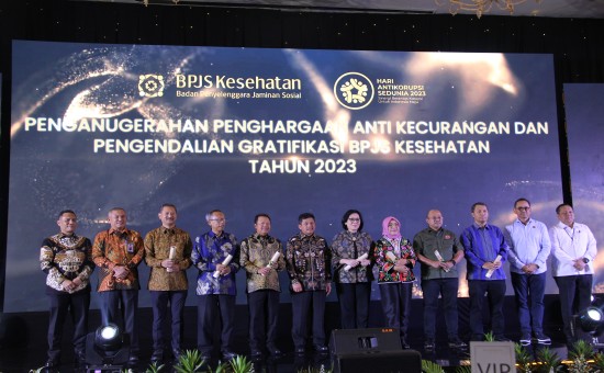 Penganugerahan Penghargaan Anti Kecurangan dan Pengendalian Gratifikasi BPJS Kesehatan Tahun 2023