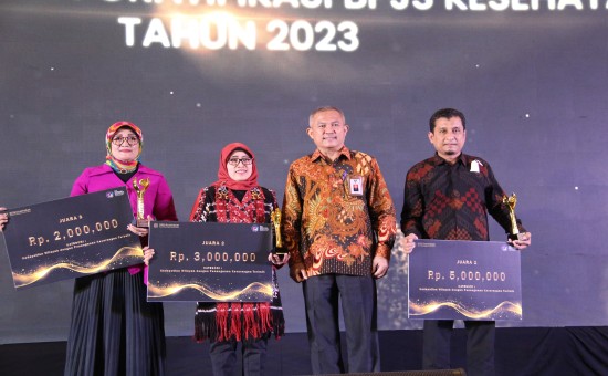 Penganugerahan Penghargaan Anti Kecurangan dan Pengendalian Gratifikasi BPJS Kesehatan Tahun 2023