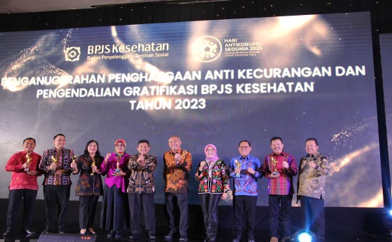 Penganugerahan Penghargaan Anti Kecurangan dan Pengendalian Gratifikasi BPJS Kesehatan Tahun 2023